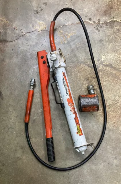 SPX Power Team | P55 |  Hydraulic Hand Pump | 10,000 psi | With Hose | W/Cylinde