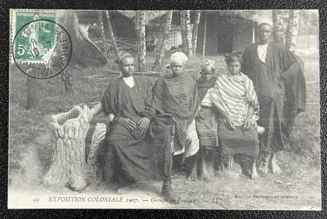 Exposition Coloniale 1907 - Groupe De Foullahs. 1907