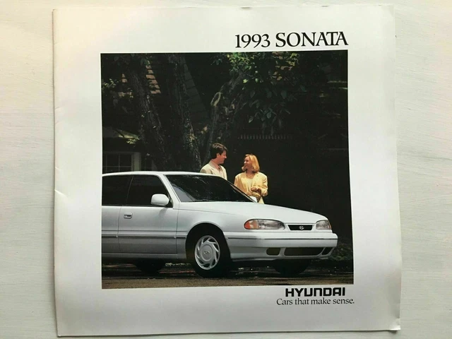 1993 Hyundai Sonata Car Sales Brochure - Loc2-107