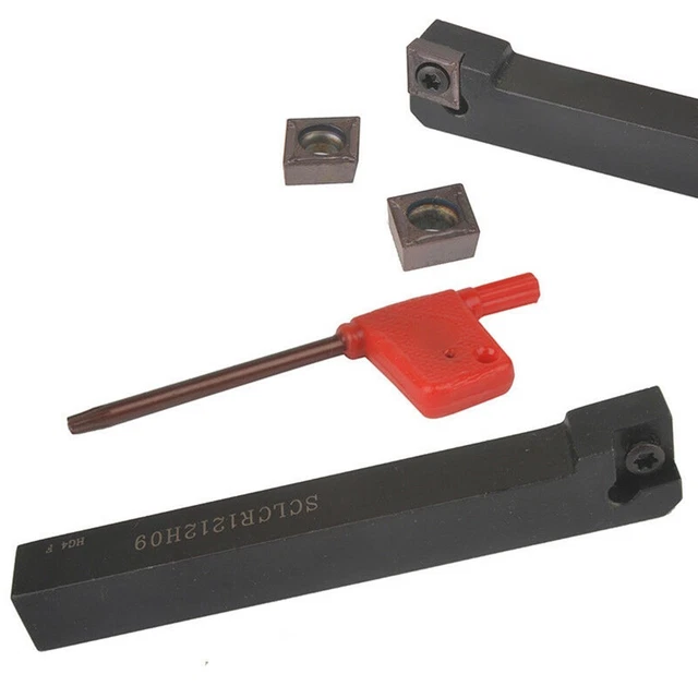 SCLCR1212H09 12mm Lathe Tool Holder With 10 Carbide Inserts