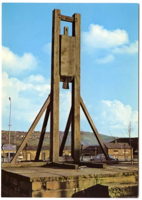 1970s Calderdale Borough Postcard Halifax Gibbet Guillotine Unposted Dennis