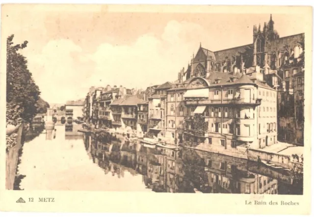 CPA 57 - METZ (Moselle) - 12th Le Bain des Roches