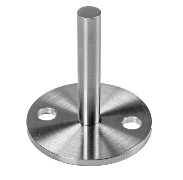 Acero Inox V2A Soporte Pasamano Barandilla Ronde Aprox. Ø 65 X 4,0MM Con Ø 12MM