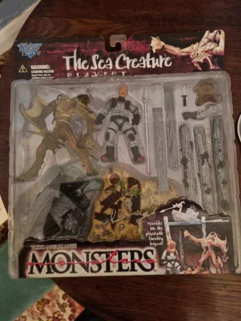 1998 McFarlane Toys Series 2 Monsters Sea Creature Playset Action Figure MOC