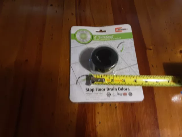 Rectorseal 97041 2 " Dia., Hdpe, Black Finish, Trap Seal, Drain Seal