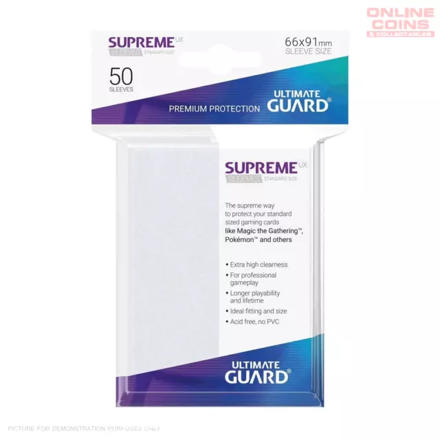 Ultimate Guard Supreme UX Sleeves Standard Size Matte Frosted