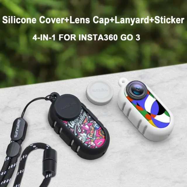 Protector Lens Cover Thumb Camera Stickers Protective Case for Insta360 GO 3