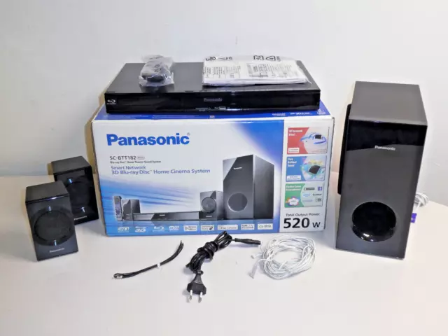 Panasonic SC-BTT182 3D Blu-ray Home Cinema System in OVP, 2 Jahre Garantie
