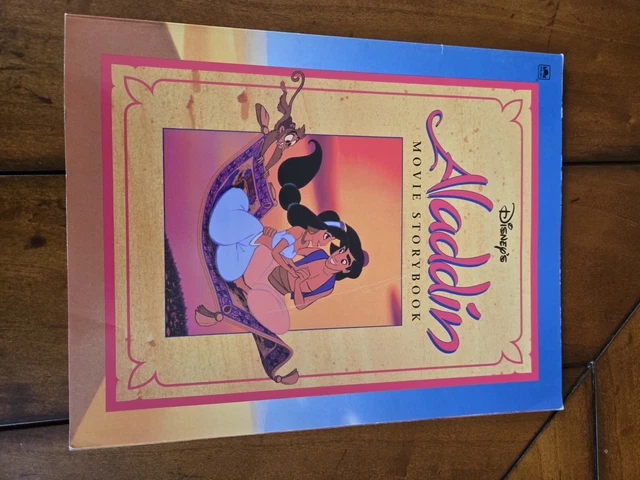 DISNEY'S ALADDIN MOVIE Storybook 1992 £7.36 - PicClick UK