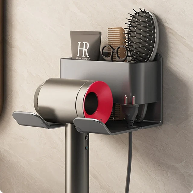 Hair Dryer Holder Wall Dryer Cradle Straightener Stand Hairdryer Organizer Stora