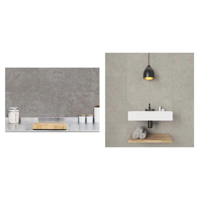 Grosfillex 11 x piastrelle da parete pannelli da parete Gx Wall + cemento 30 x 60 cm più scelta G