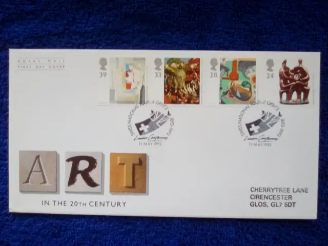 Gb Fdc 1993 Art Swiss National Tourist Office London Special Postmark