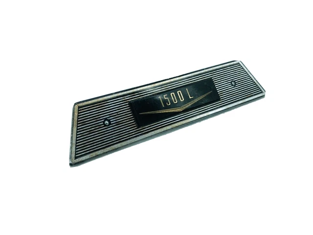 Panneau Plaquette Couverture car Radio fiat 1500 L Original Pièce Voiture D'Era