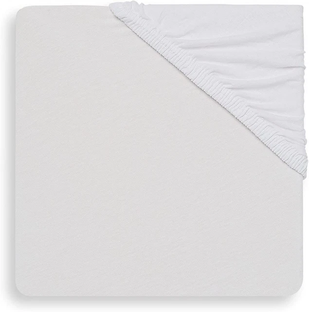 - Lenzuolo Con Angoli, in Jersey, 70 X 140 Cm, Colore: Bianco