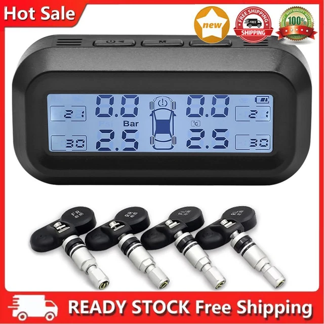 ANTKING AN-10C auto solare TPMS display digitale LCD controllo pressione pneumatici automatico