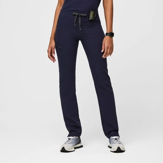 Yola Skinny Scrub Pants in Navy Size S
