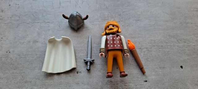 PLAYMOBIL (L1221) MOYEN-AGE - Table Marron pour Seigneur Notable 3440 3447