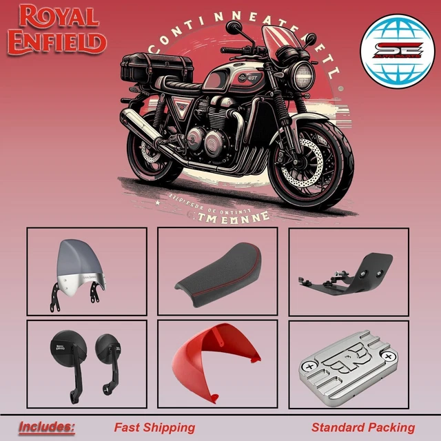 Royal Enfield Tall Flyscreen Procured Kit For Interceptor 650/Continental GT 650 (Tinted) At ₹ 2150/piece In Pune - Foto 5