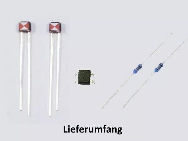 LED Zugschlußlaternen Zugschlußbeleuchtung H0 Waggons AC DC DCC 2 Stück S235 2