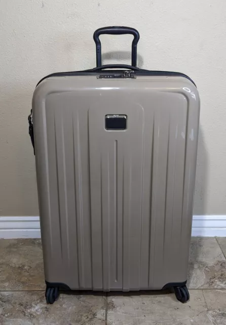 Tumi V4 Extended Trip Expandable 4 Wheeled Packing Case Khaki Luggage 30"