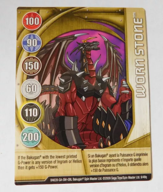 Bakugan GRAVEYARD HOWL Japanese Ability Card New Vestroia 38/48q RARE