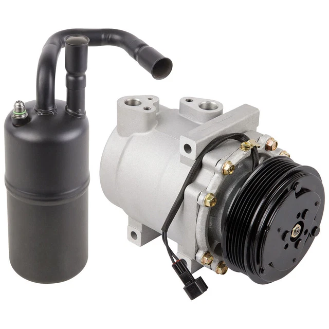 For Ford Crown Victoria Lincoln Town Car Mercury AC Compressor w/ A/C Drier CSW