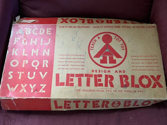 Teach A Tot Toys Letter Blox Learning Toy