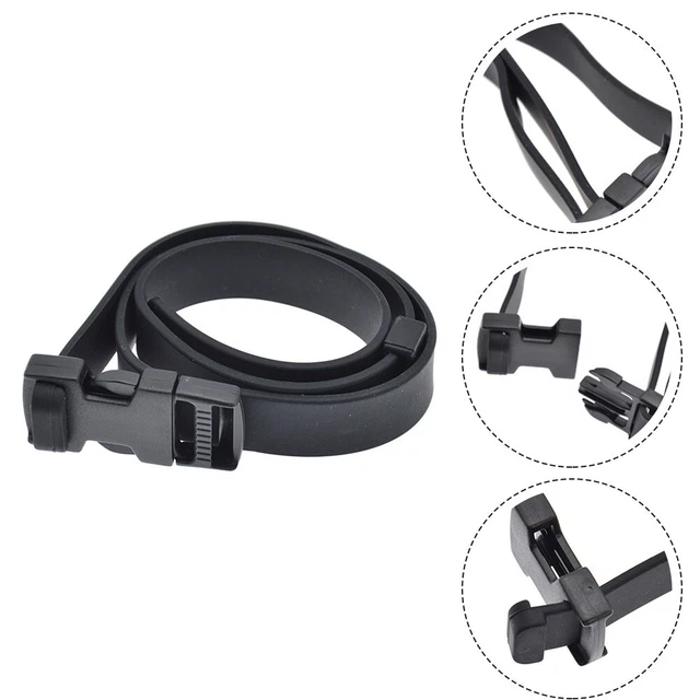 Cinturini in Gomma Flessibili per Snorkeling Attivi con Fibbia a Sgancio Rapido