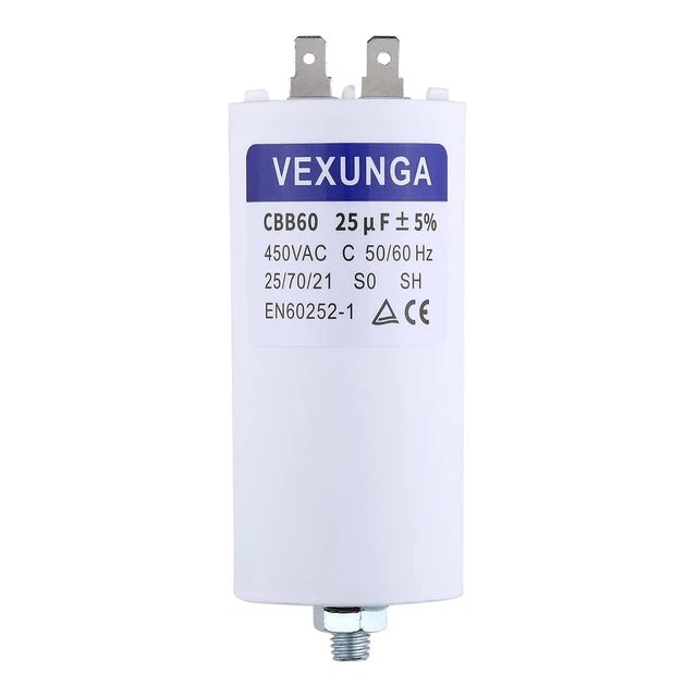 Condensateur De Démarrage 20µF 450V CBB60 – Pour Moteurs électriques, Pompes, Compresseurs - 8