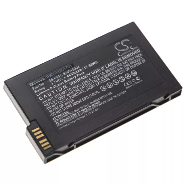 Batterie remplace HumanWare 06-8001, BAPI-0004 4850mAh 3,7V Li-polymère