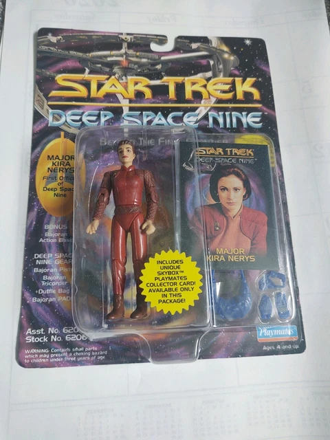 PLAYMATES 1993 STAR Trek Deep Space Nine Major Kira Nerys Action Figure ...