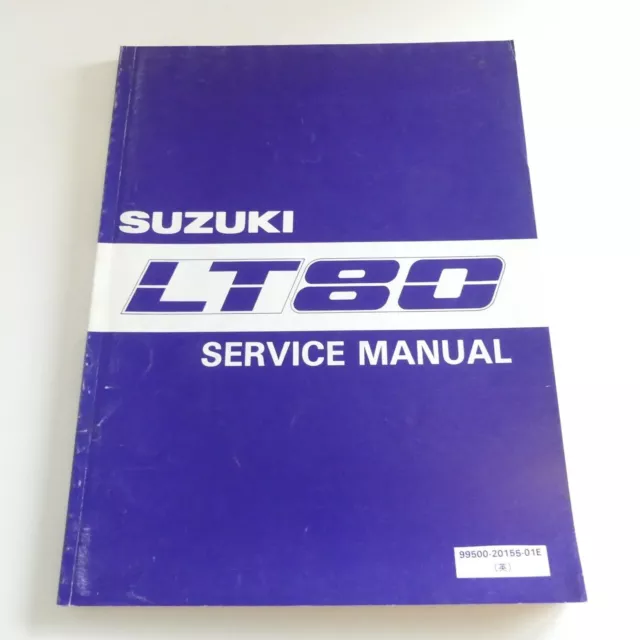 Suzuki LT 80 Werkstatthandbuch Reparaturanleitung service workshop manual A5729