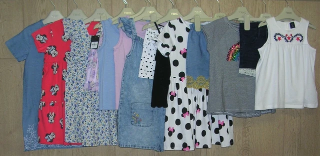 NEXT MINNIE MOUSE GEORGE etc Girls Summer Bundle Dress Shorts Tops Age 3-4 104cm