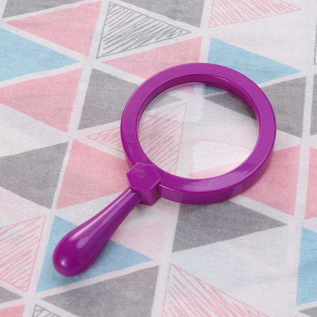 Lupa de lectura portátil para lentes de vidrio transparente