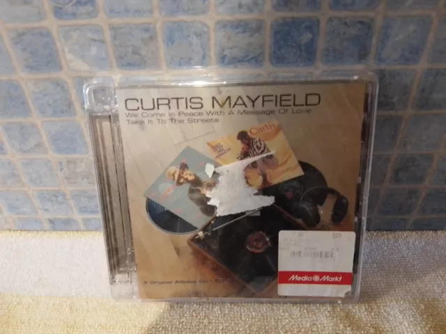 Curtis Mayfield-We Come in Peace/Take It To The Str, Brand New & Sealed CD Album