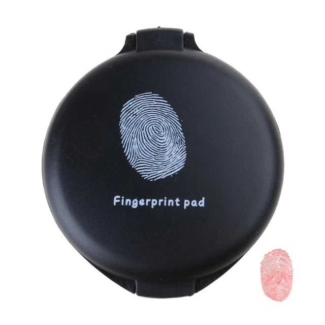 THUMB PRINT INK Pad Quick Dry Ink Pad Fingerprint Ink Pad for ...