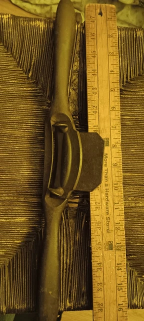 Antique G.W. Manning Large Concave Spoke Shave 1870s-1880s.