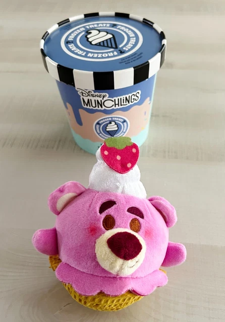 New Disney Parks Munchlings Mystery Scented Frozen Treats Plush Lotso Strawberry