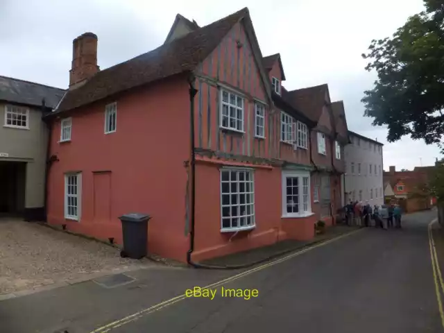 Photo 12x8 The Old Grammar School, Lavenham This is now a private house an c2014