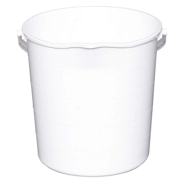 TOUGH GUY 48LZ13 Pail,3 gal.,Polypropylne,12-1/2"L,White
