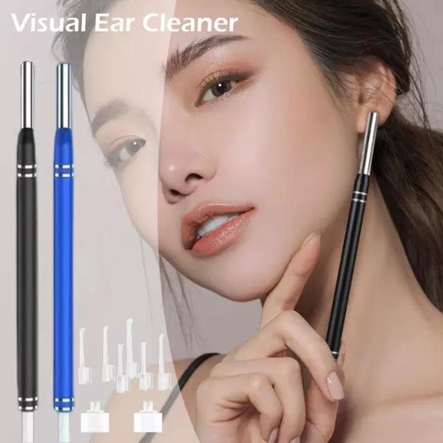 Visual Ear Wax Removal Otoscope Camera Ultra-Thin Wifi Cleaner Endoscous F1U6