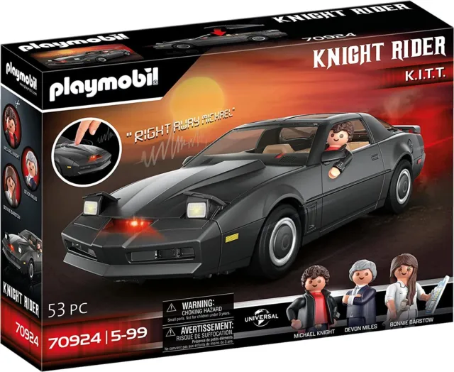 PLAYMOBIL 70924 Knight Rider - K.I.T.T., Mit original Licht und Sound, Für Knigh