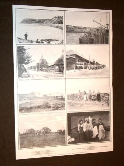 ISOLA DI SAKALIN o Sachalin o Sakhalin o Sahalin nel 1905 Russia EUR 21