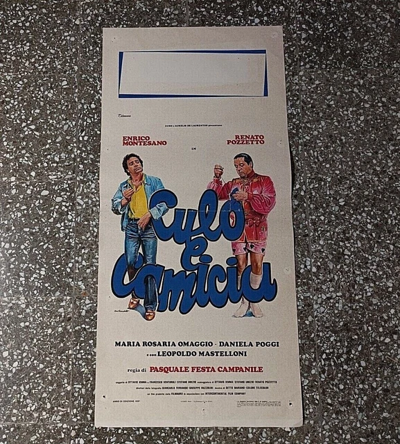 LOCANDINA CULO e camicia Renato Pozzetto Enrico Montesano P. F
