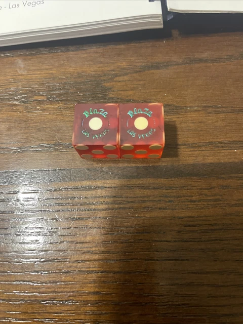 Plaza Casino Dice Las Vegas L3425 1990’s Non Matching Numbers