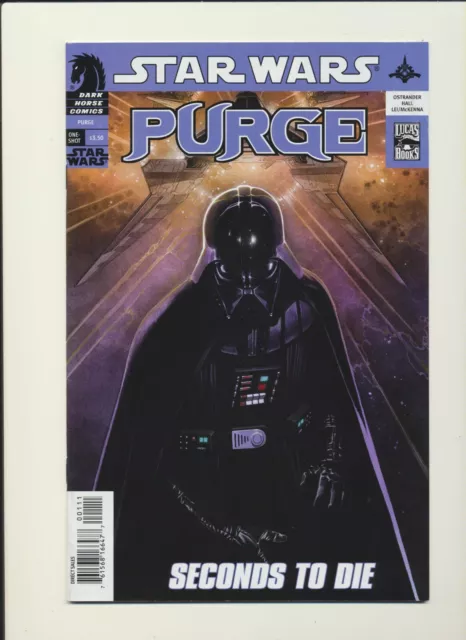 Star Wars Purge One Shot Darth Vader Seconds To Die Dark Horse Comic Book 2009