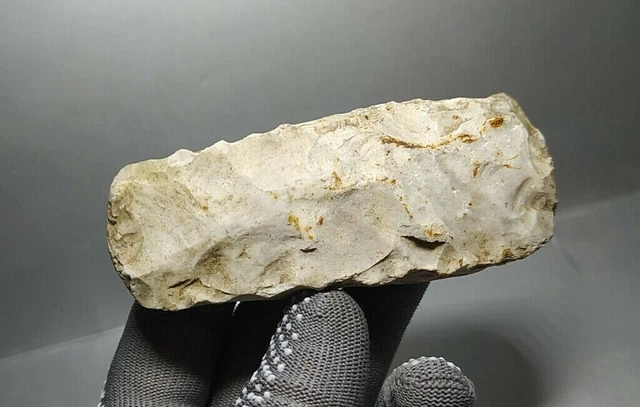 ANCIENT NEOLITHIC STONE Hand Axe Adze HAMMER Prehistoric Tool Stone Age ...