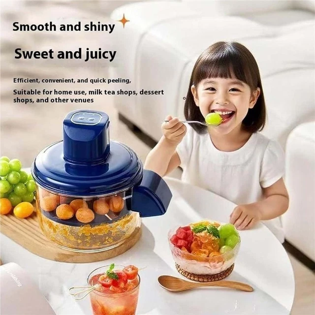 ELECTRIC GRAPE PEELING Machine Automatic Peeler Fruit Skin Remover ...