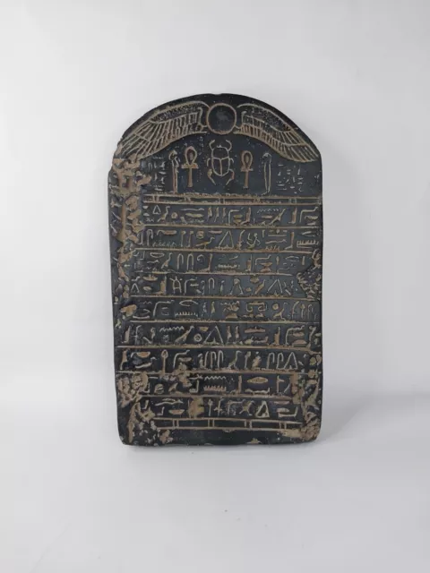 RARE ANTIQUE ANCIENT EGYPTIAN Stela Book Dead Holy Sacred Book Heaven 1742 Bc 3