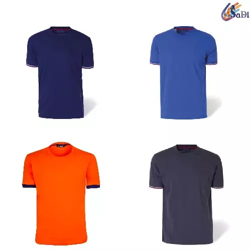 T-Shirt Uomo Da Lavoro Manica Corta Granleo Magliette 100% Cotone S-3Xl